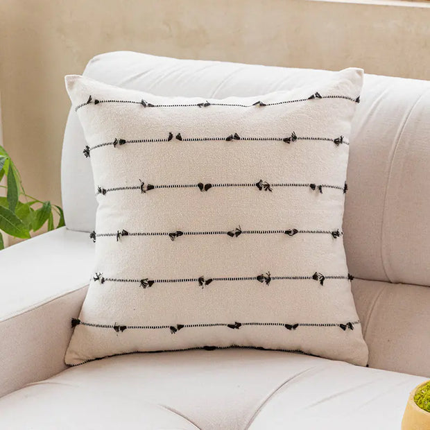 Simple Cotton Pillow Covers for Sofa and Bed