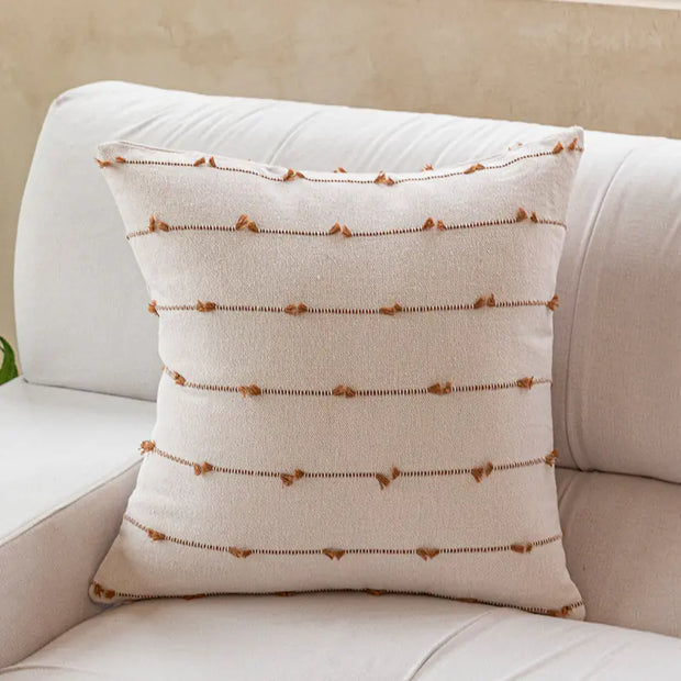 Simple Cotton Pillow Covers for Sofa and Bed