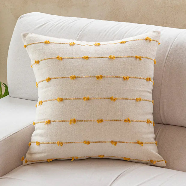 Simple Cotton Pillow Covers for Sofa and Bed