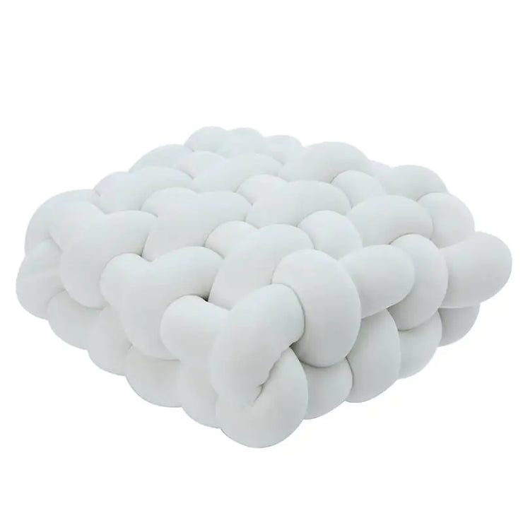 Woven Square Plush Cushion for Creative Home Decor