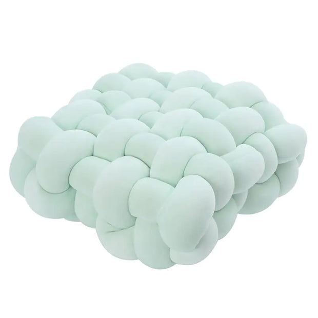 Woven Square Plush Cushion for Creative Home Decor