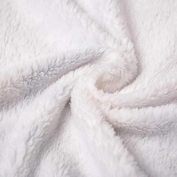 Soft Fleece Blanket with Letter Print for My Son