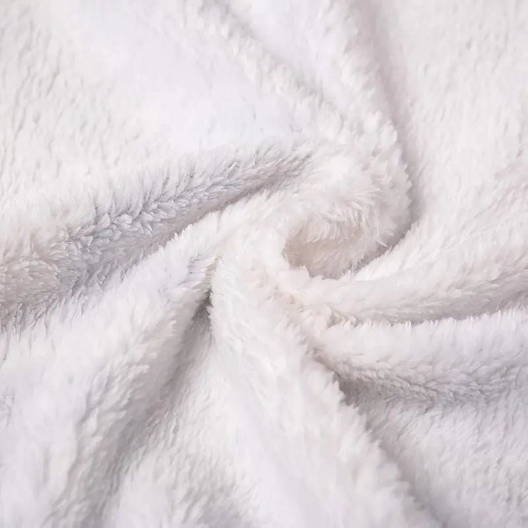 Soft Fleece Blanket with Letter Print for My Son