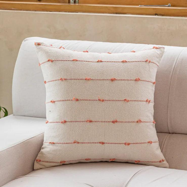 Simple Cotton Pillow Covers for Sofa and Bed