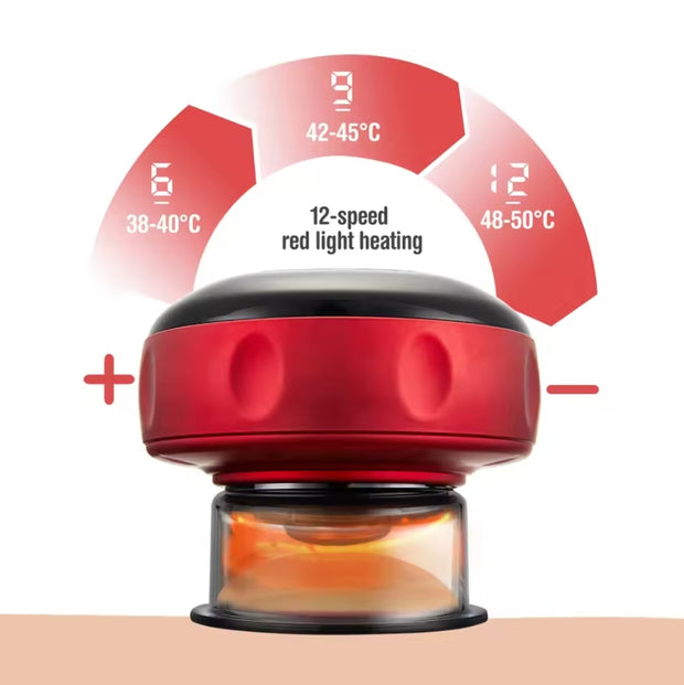 Smart Vacuum Cupping & Scraping Tool
