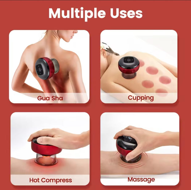Smart Vacuum Cupping & Scraping Tool