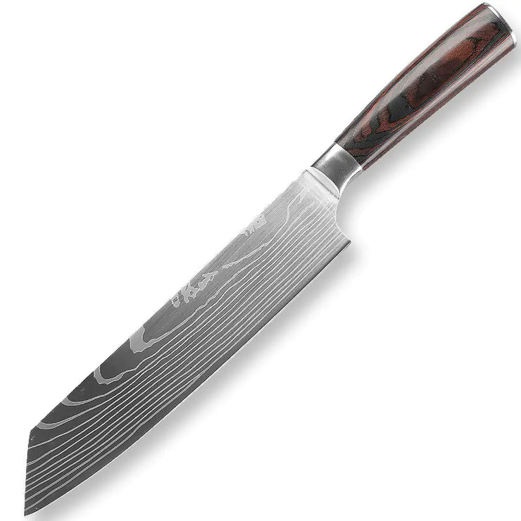 8-Piece Kitchen Knife Set with Colorful Handles